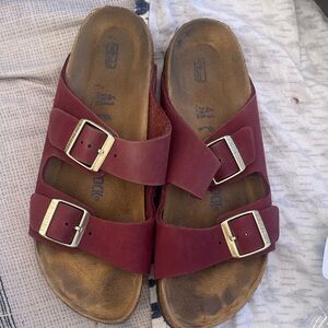 Birkenstock Red Sandals